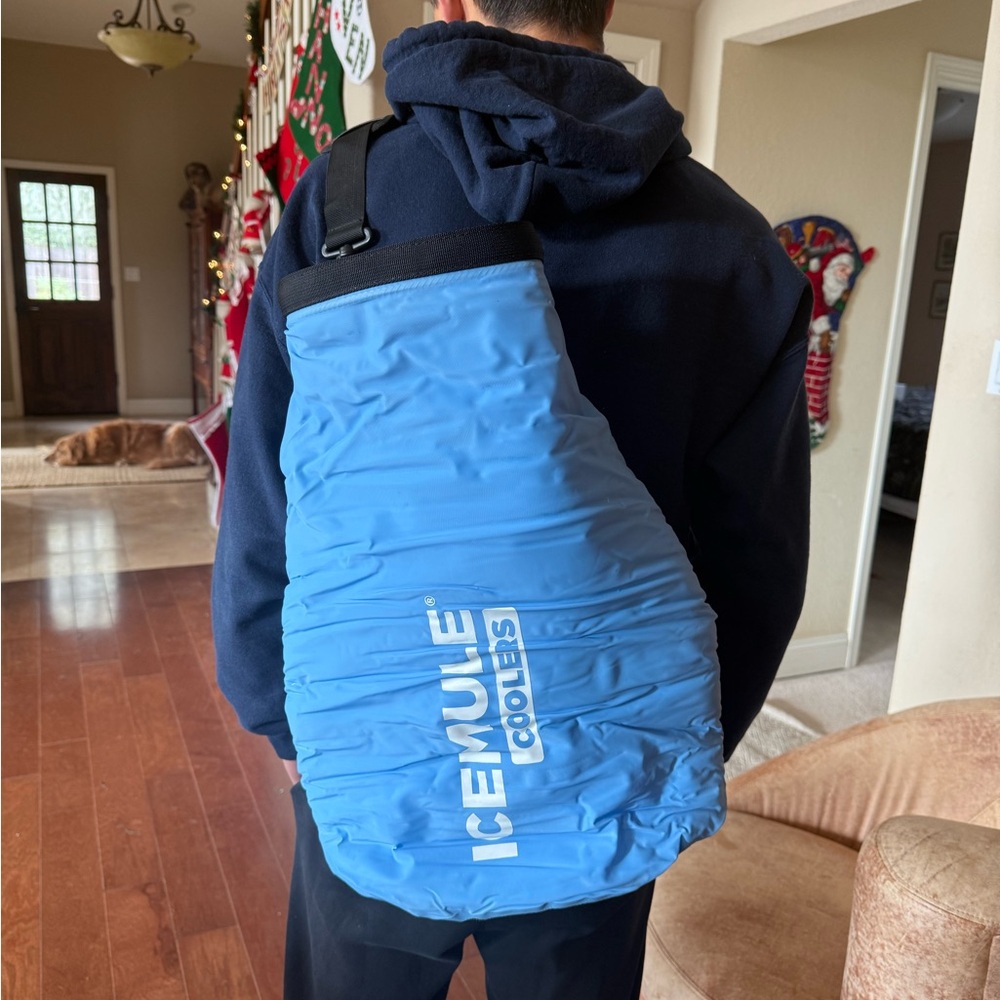 Blue Sling Bag Cooler by Ice Mule
